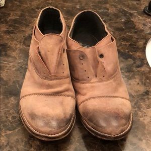 Free people leather loafers